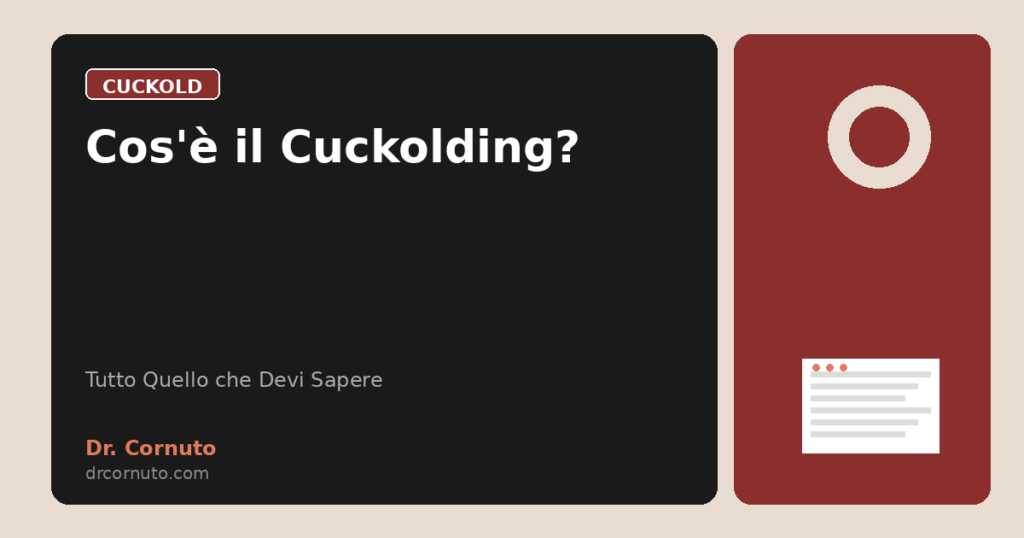 Cos'è il Cuckolding?