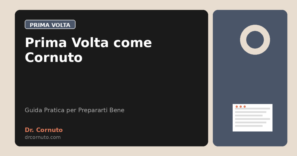 Prima Volta come Cornuto