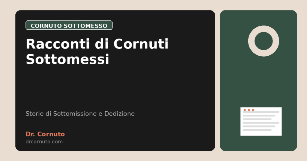 Racconti di Cornuti Sottomessi