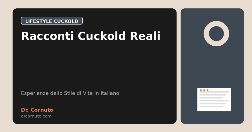 Racconti Cuckold Reali